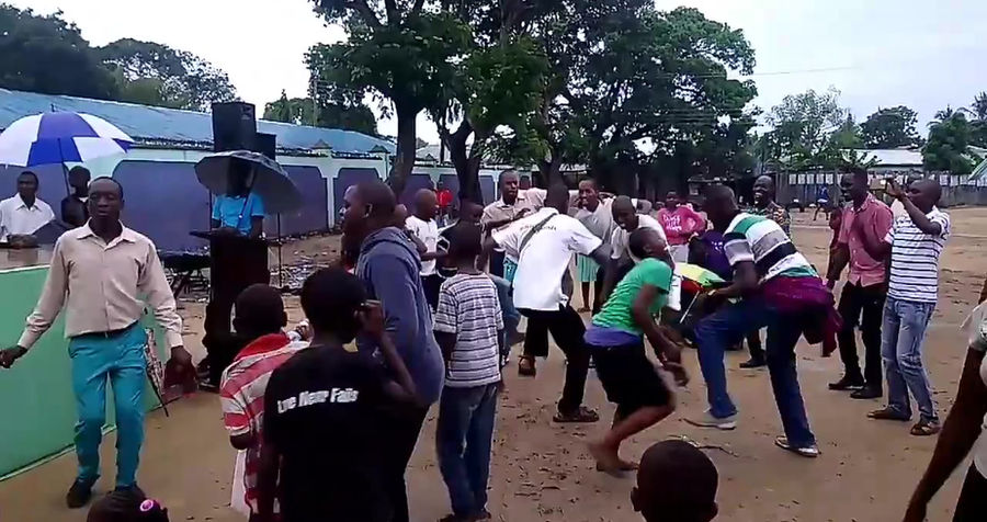 Celebration in Freretown, Mombasa